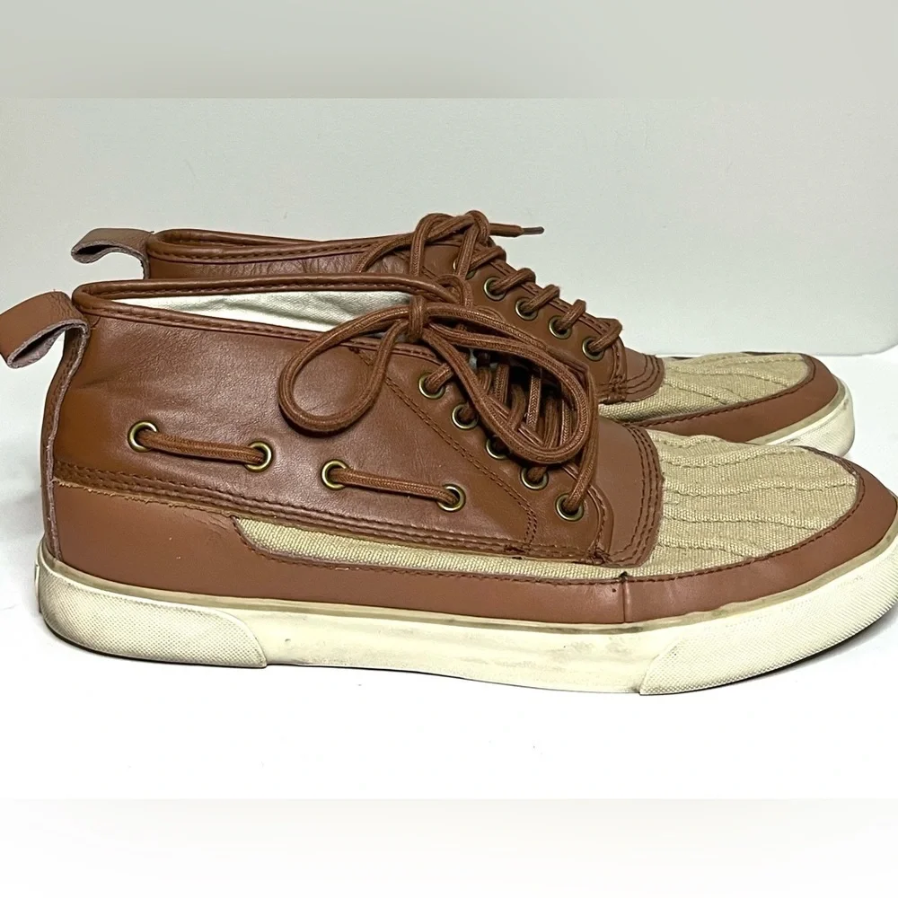 Polo Ralph Lauren Parkstone Lace Up Boat Shoes Sneakers Sz 10